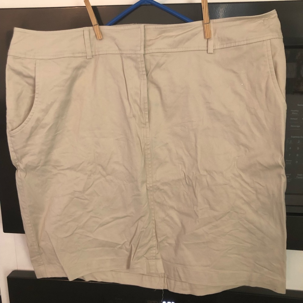 Khaki skirt